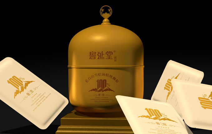 北京碧延堂雪蛤油保健药品包装设计